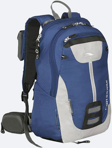 Стандартный мужской рюкзак для лыжных прогулок